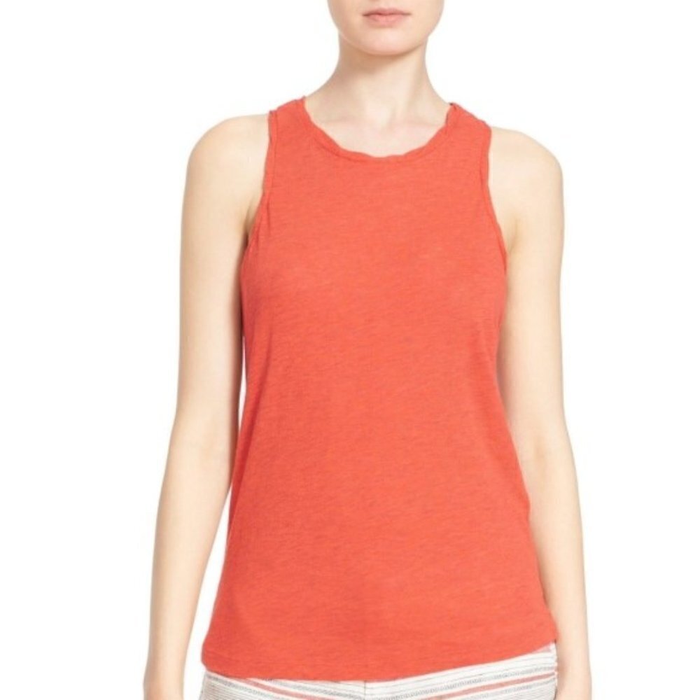 Joie Nykel Racerback Cotton Blend Tank Top